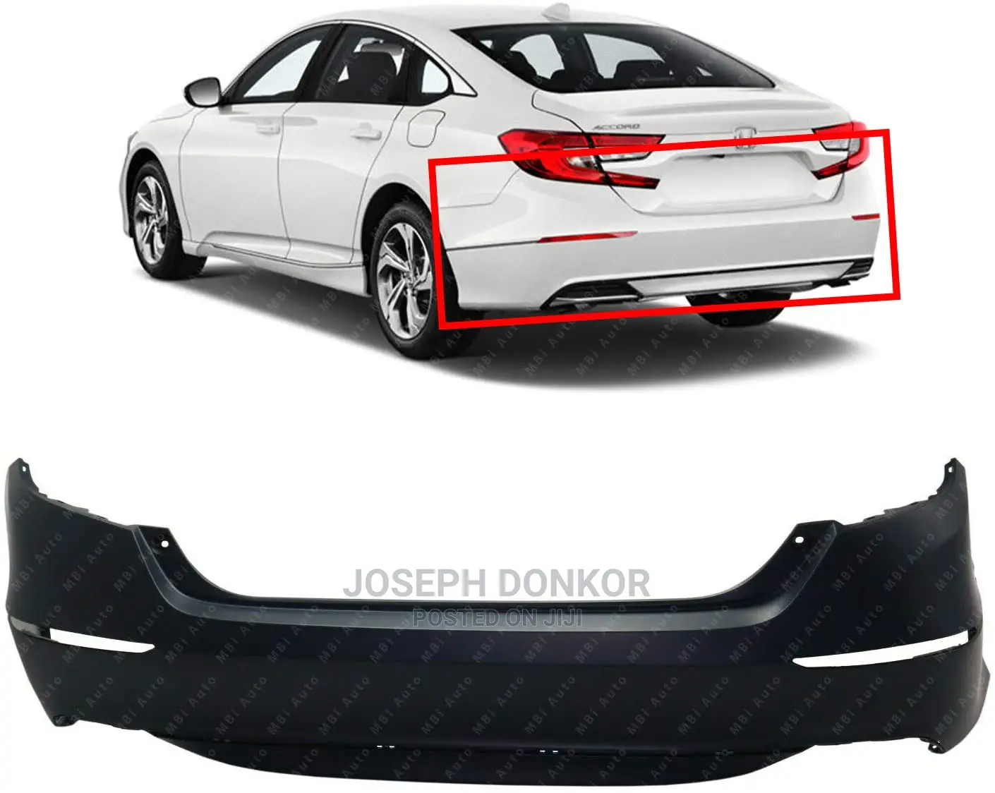 Accord 2018,2019,2020,2021,2022 Back Bumper