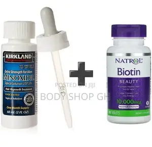 Natrol 100 Tablets +Kirkland Minoxidil Beard Booster Pack