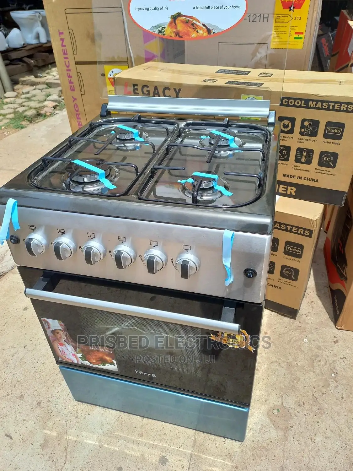 Volcano 4burner Gas Cooker 60*60