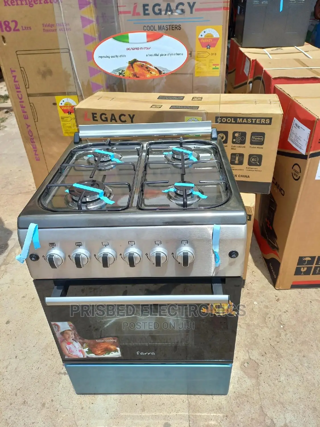 Volcano 4burner Gas Cooker 60*60