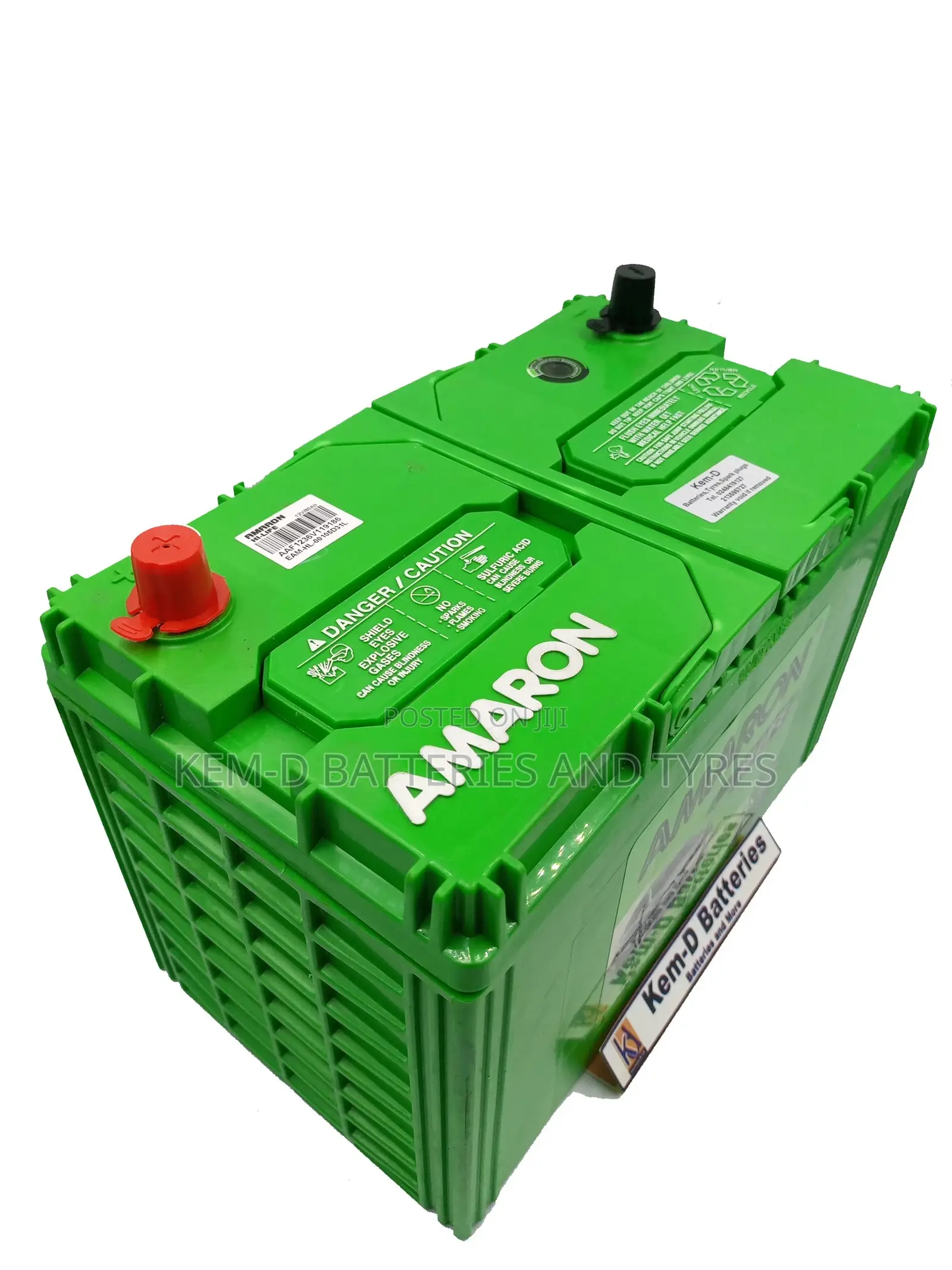 17 Plates Amaron Battery 12v90ah 105d31 - Free Delivery