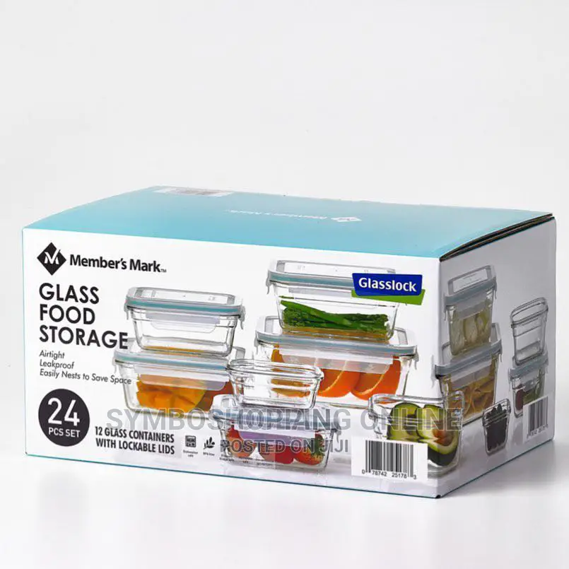 Member's Mark 24_piece Glass Food Storage Set by Glasslock