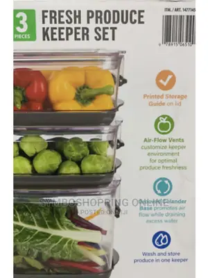 Fresh Produce Keeper Set Prepwork