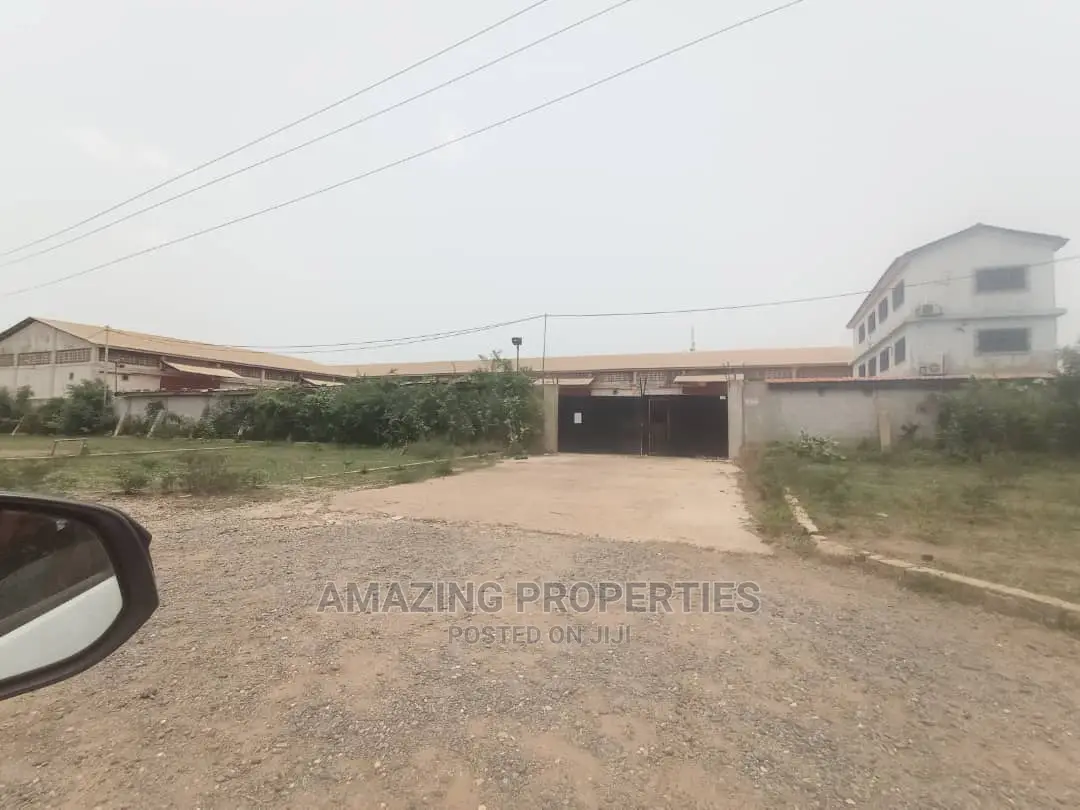 For Sale on 5 Acres 4000sqm Warehouse Tema Industrial