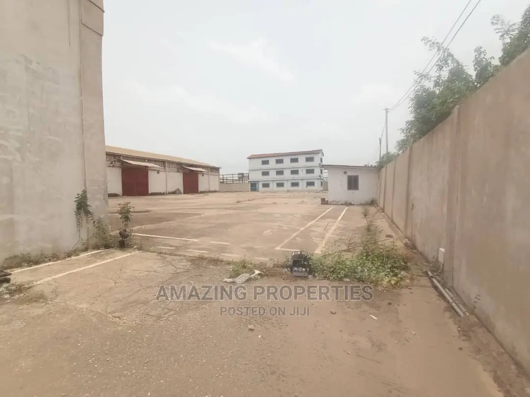 For Sale on 5 Acres 4000sqm Warehouse Tema Industrial