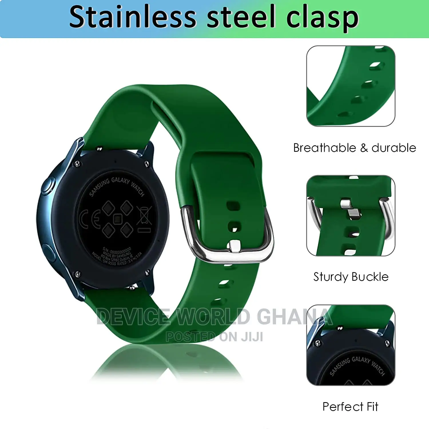 Silicone Band/Strap 4 Samsung Watch Amazfit Gear Hwawei Etc