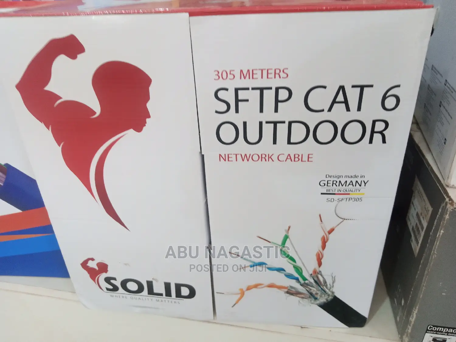 Solid 305M SFTP Cat 6 Outdoor Net Work Cable