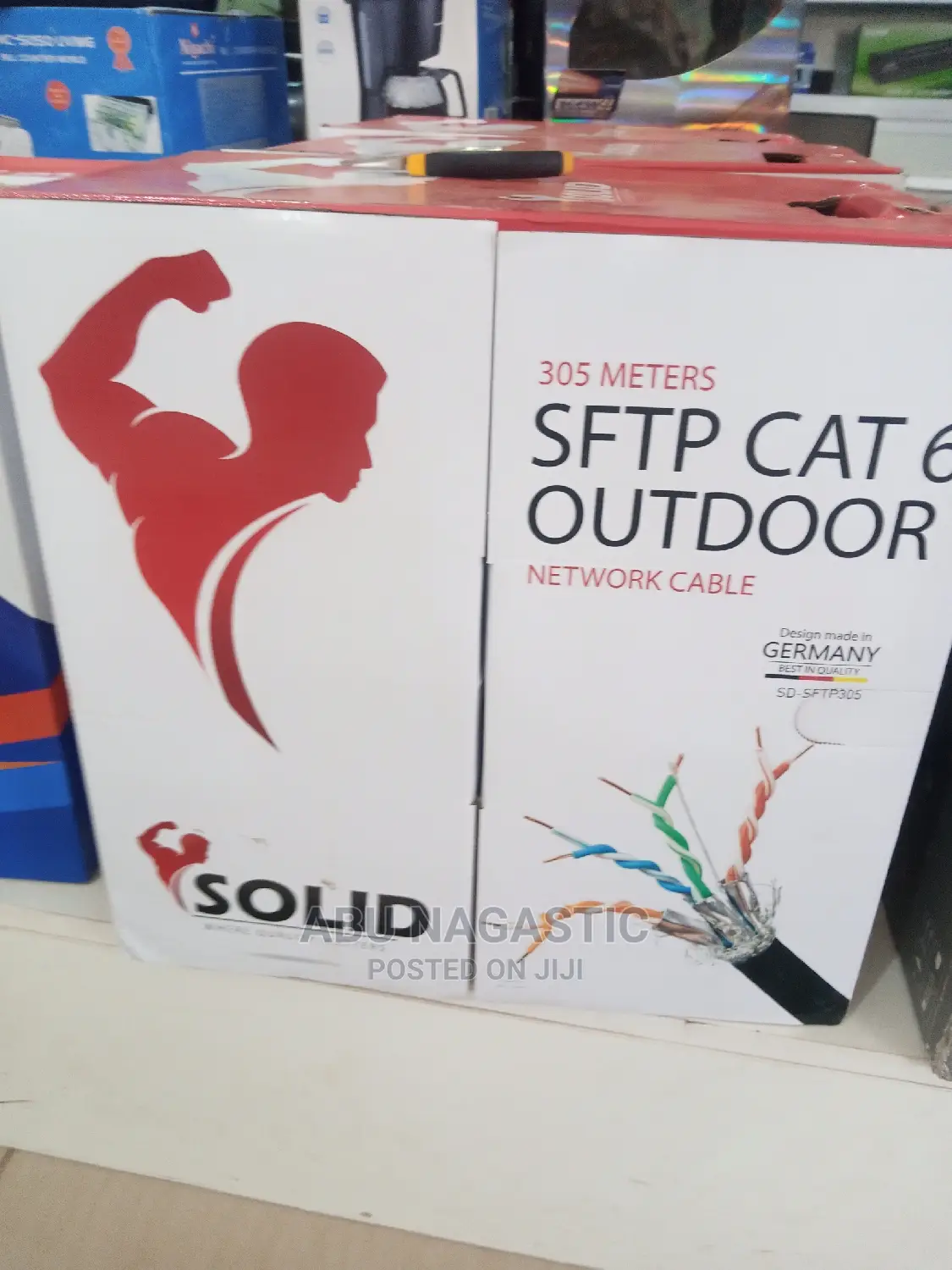 Quality Solid SFTP 305M Cat 6 Network Cable