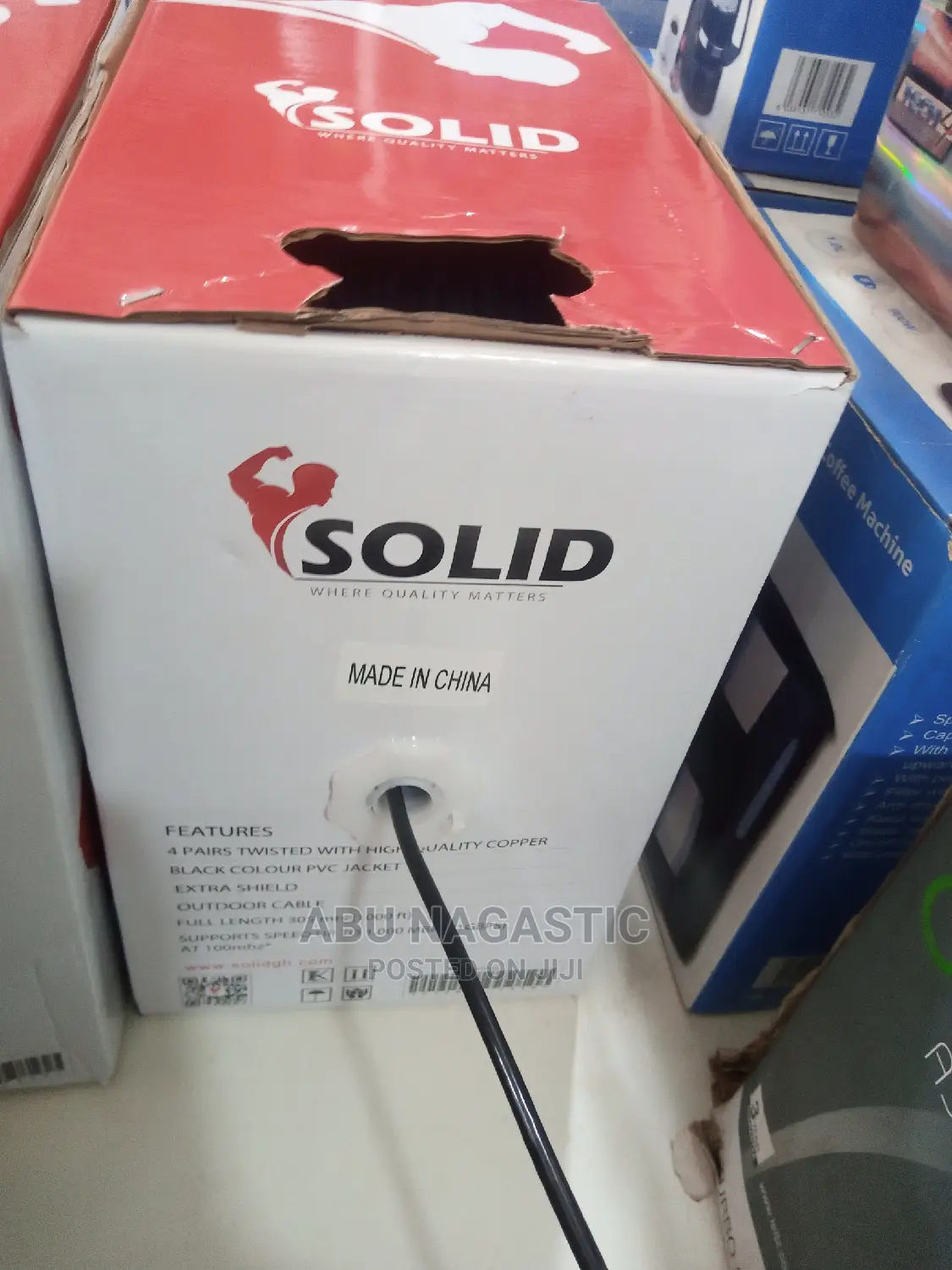 Quality Solid SFTP 305M Cat 6 Network Cable