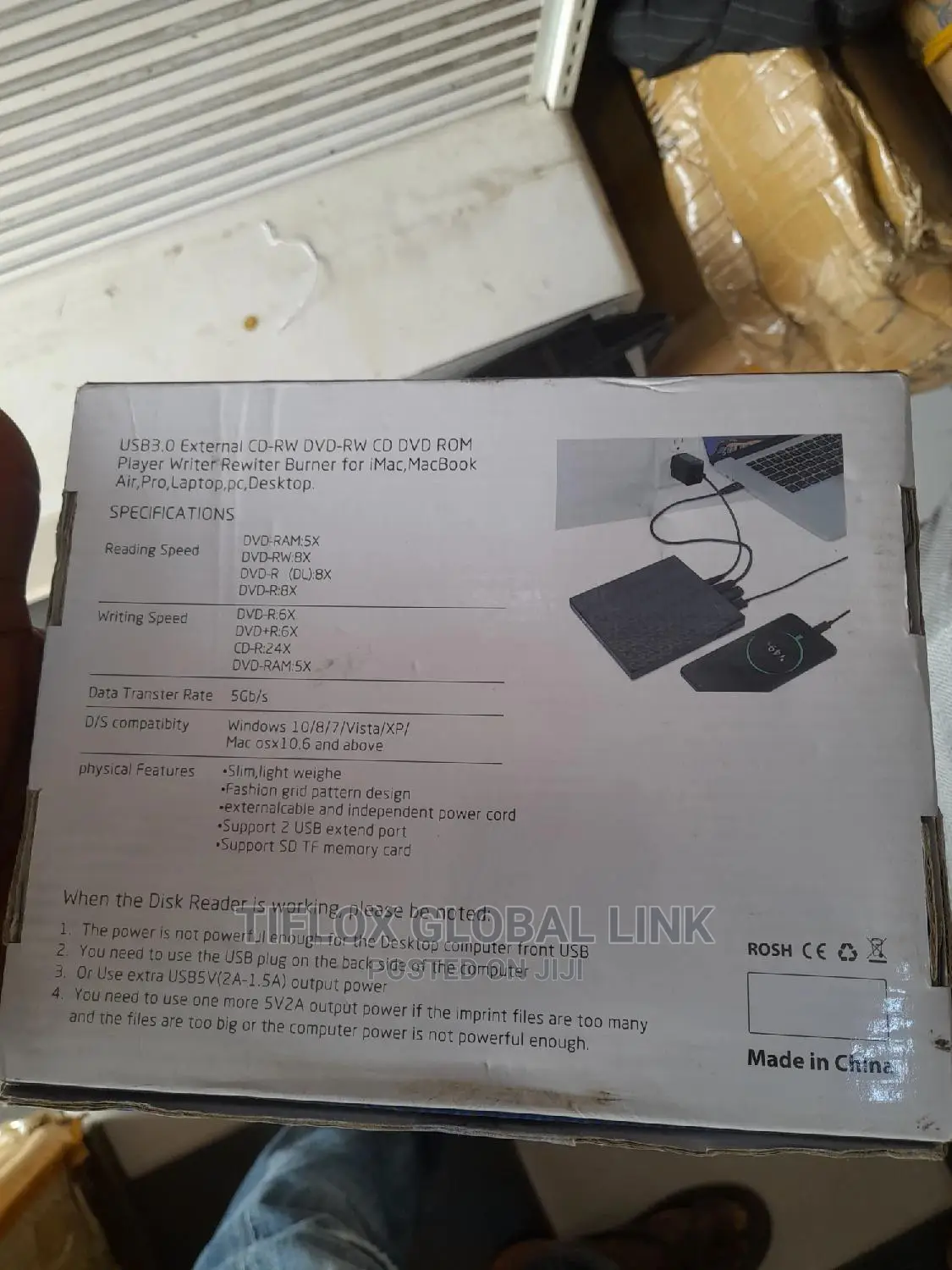 Mobile External Dvd RW With Momory Card