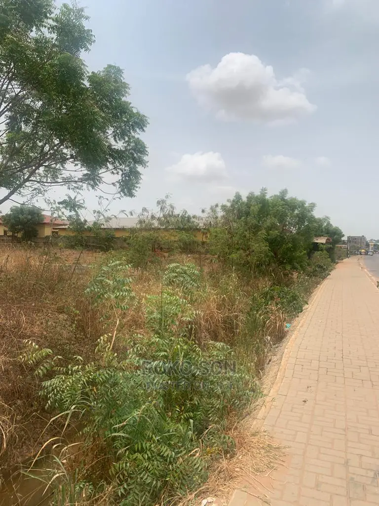 3 Acres Of Land For Sale At Ablekuma Main Road Side.