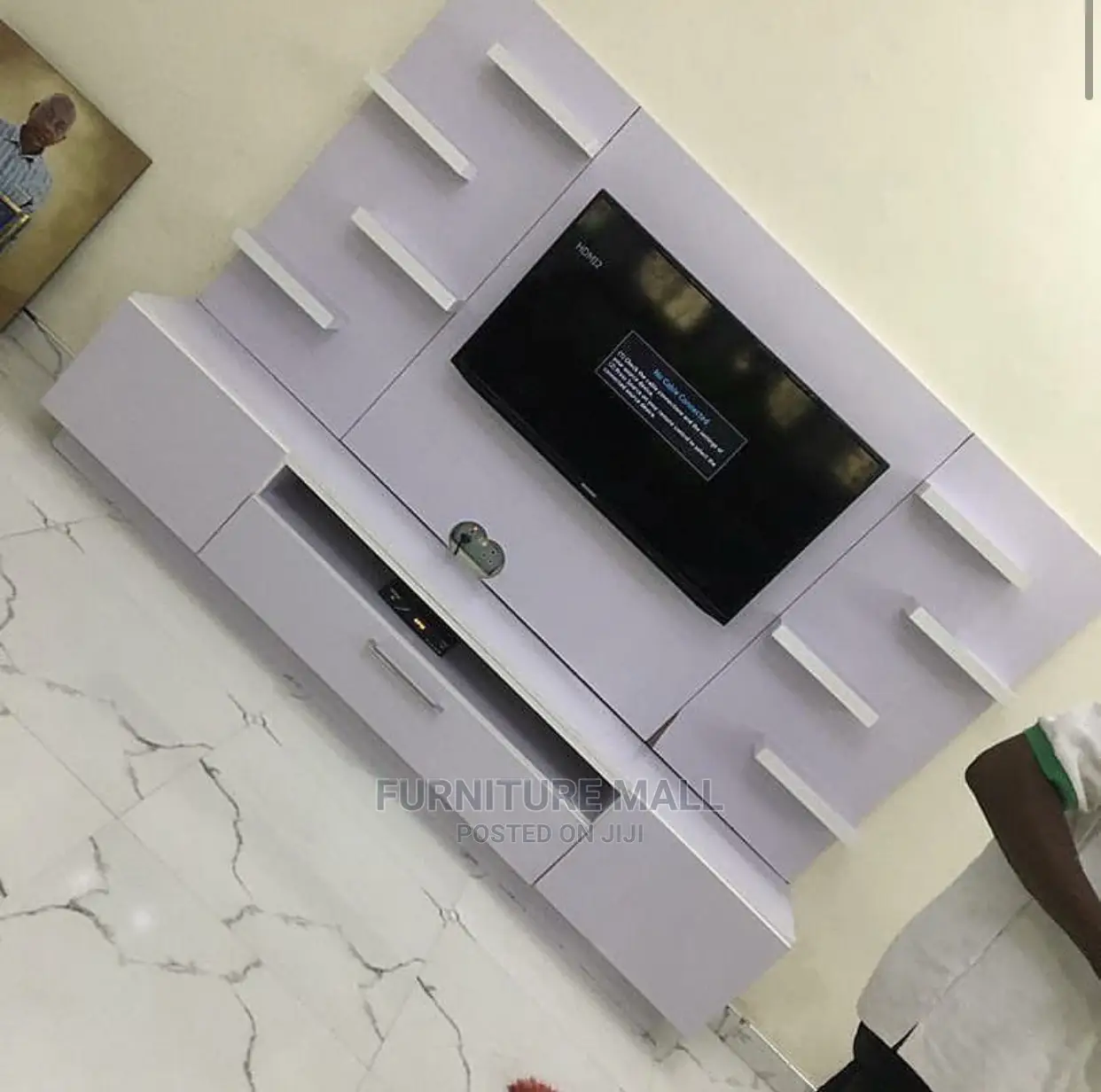 New TV Stand With Wall Cabinet Xx Free Delivery