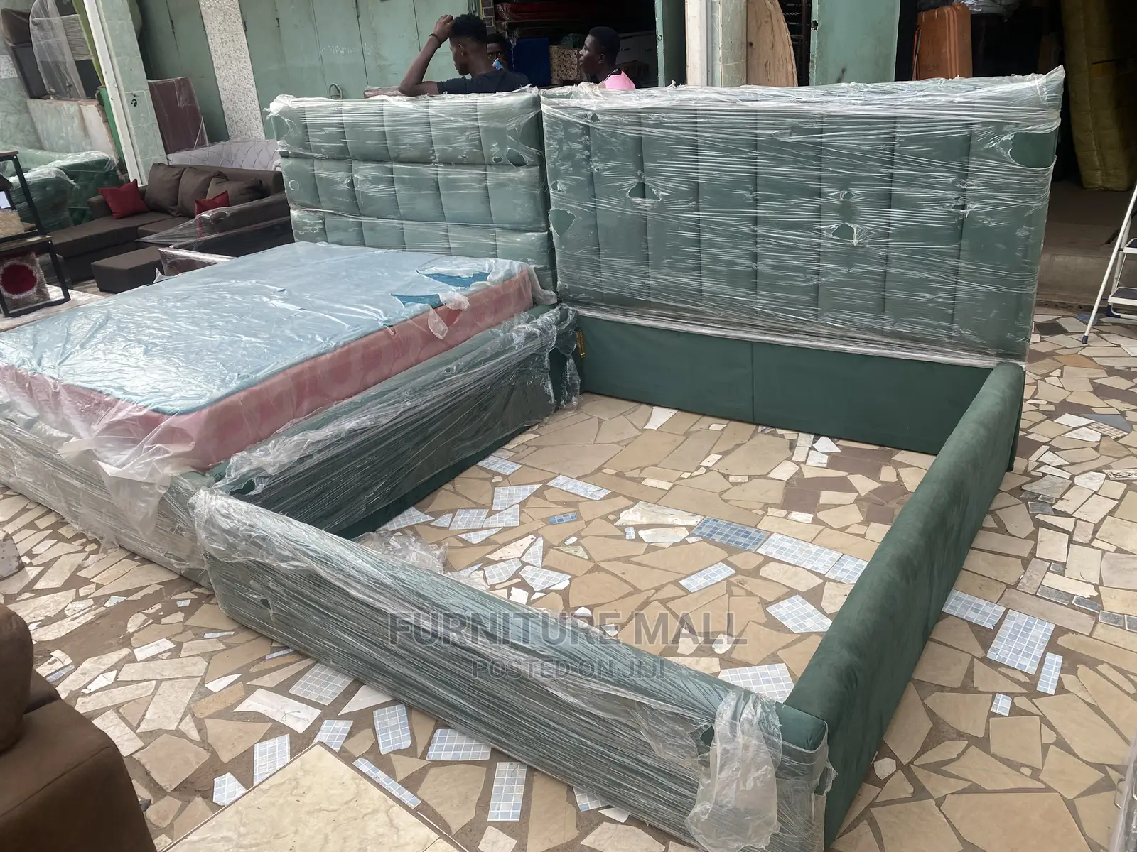 Executive Armygreen Queen Size Bed Frame. Free Delivery