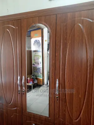 Three Doors Wooden Wardrobe