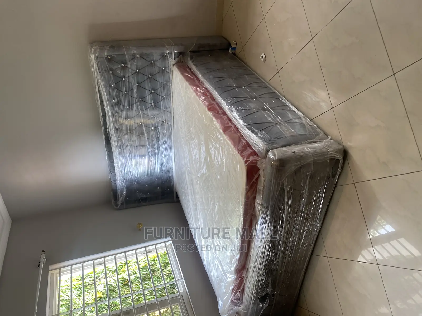 FURNITURE MALL Bed With Mattress Free Delivery