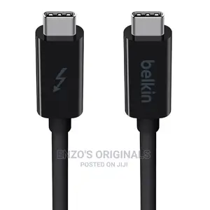 Belkin Branded Thunderbolt 3 Cable 2m Or 6.5ft 100watt
