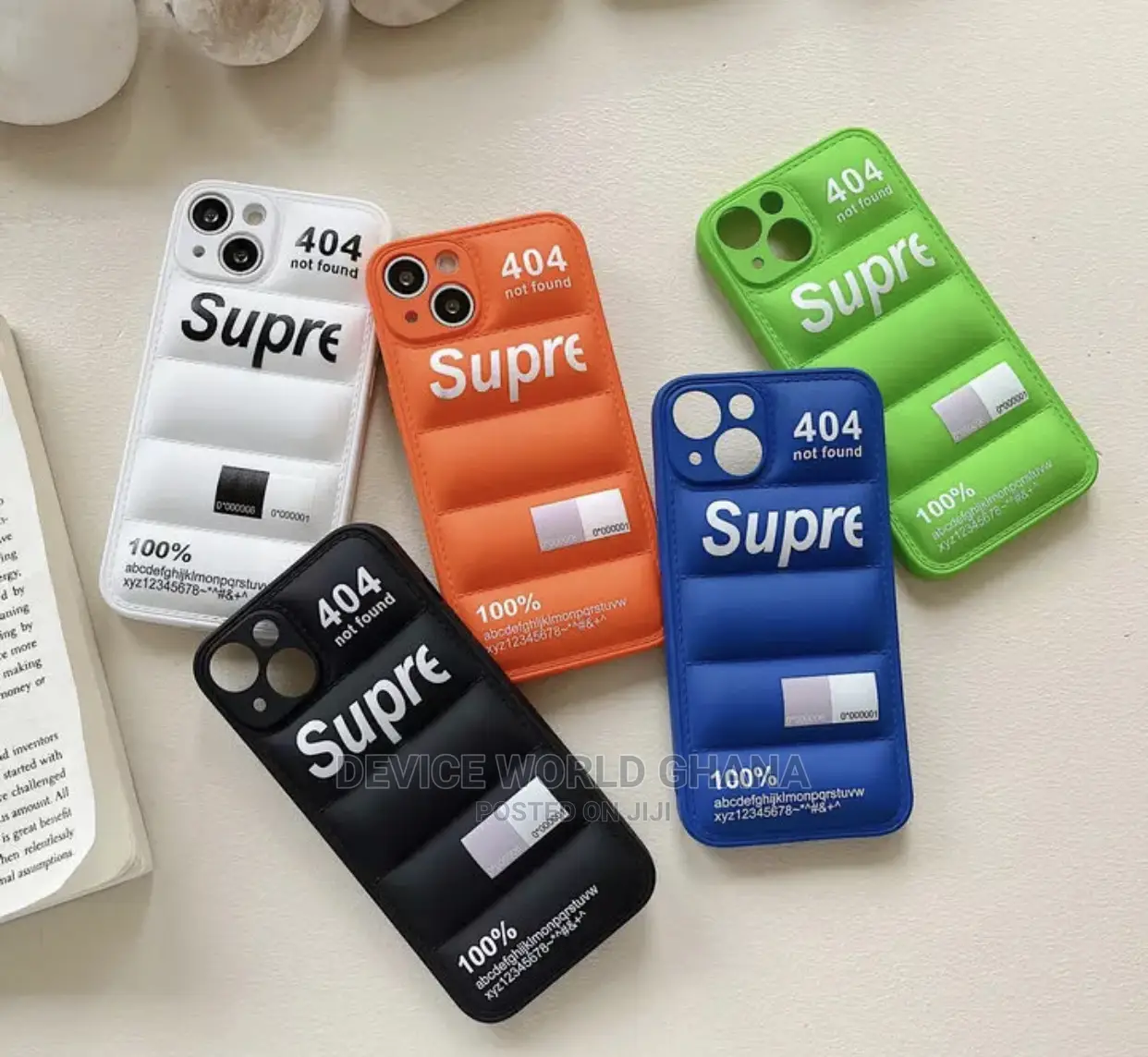 Supreme Puffer Case 4 iPhone 13promax 13p 12promax 12pro 12