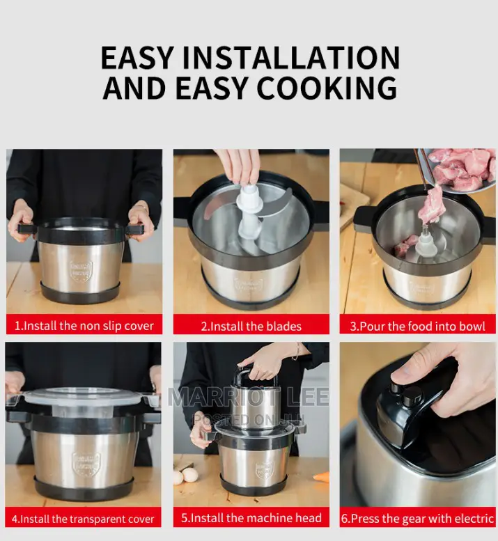 6 Litre Fufu Machine/ Yam Pounder/ Multi Food Processor
