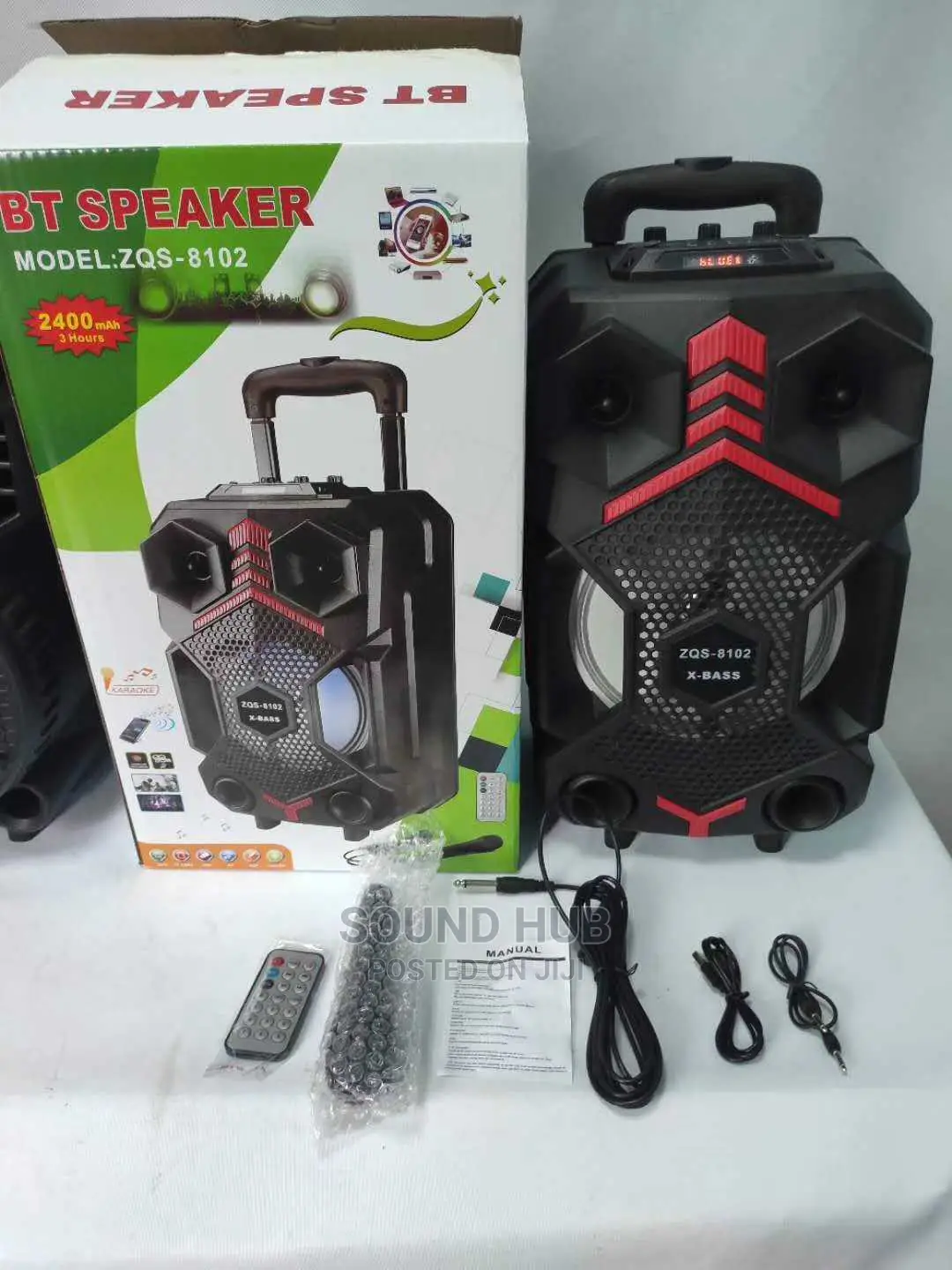 Trolley 8" Mega Speaker With Microphone