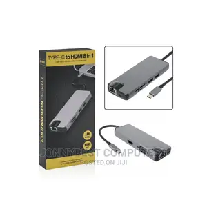 Type C 8 in 1 HDMI, VGA Converter