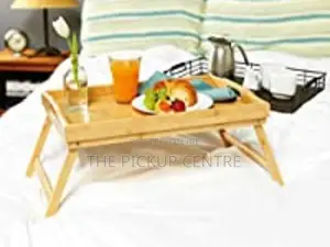 Bamboo and Metal Tray Se