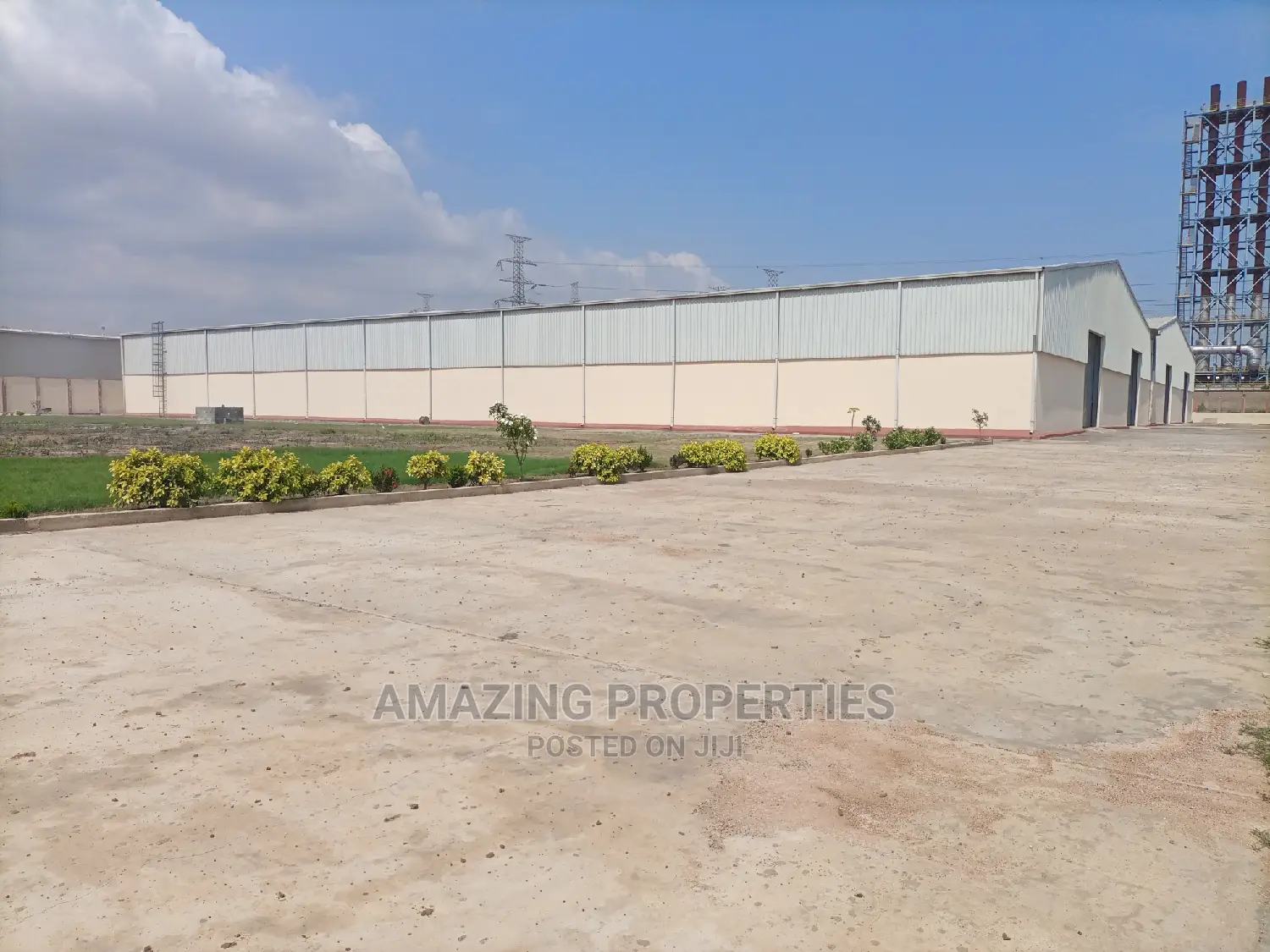 For Sale on 5 Acres 7500 SQM Warehouse Tema Industrialarea