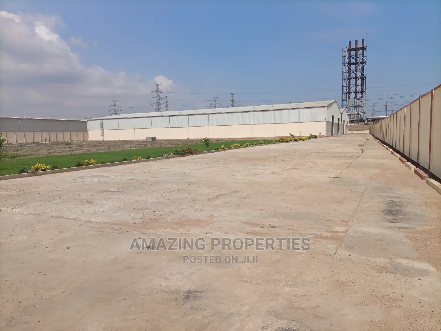For Sale on 5 Acres 7500 SQM Warehouse Tema Industrialarea