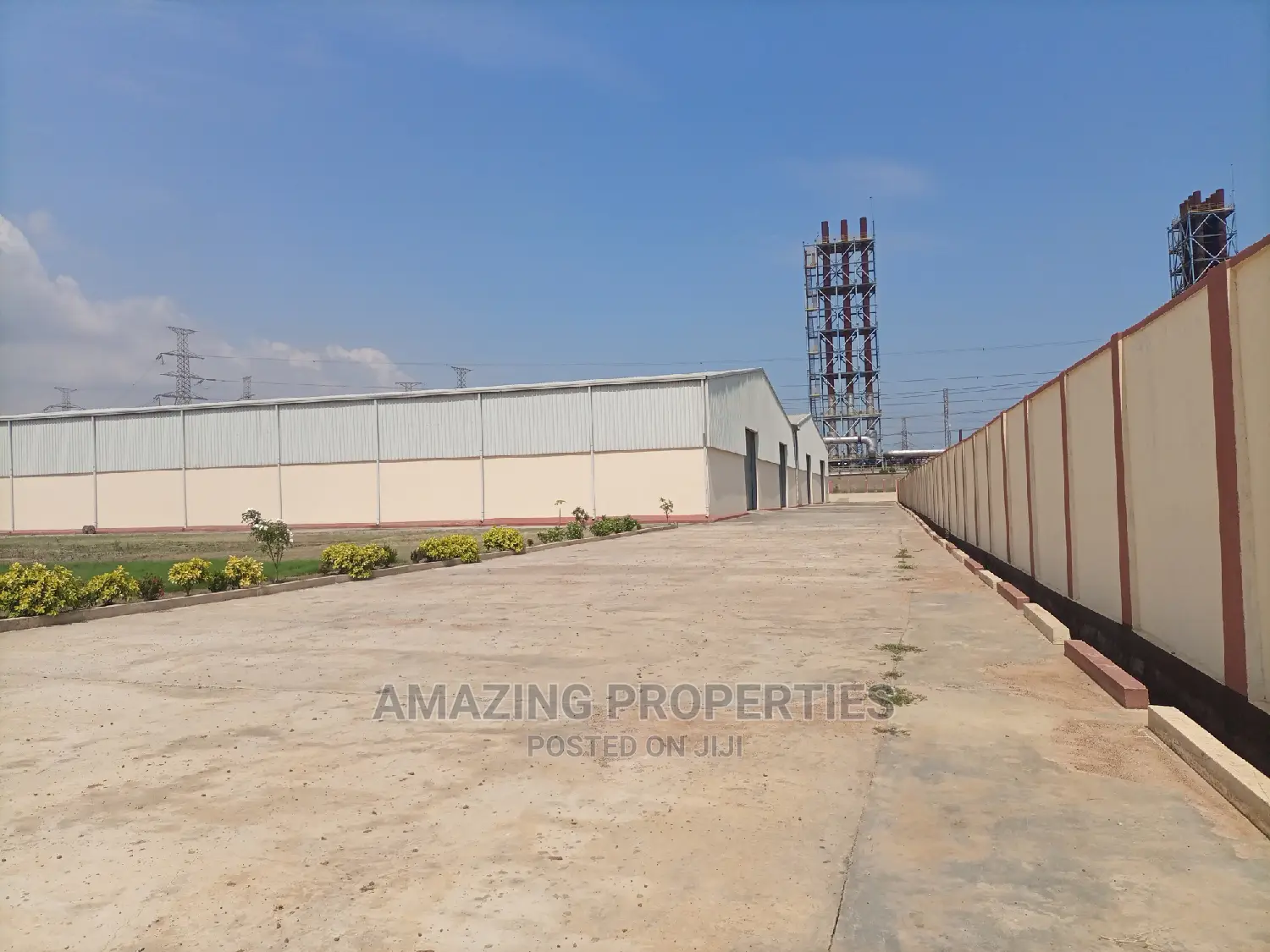 For Sale on 5 Acres 7500 SQM Warehouse Tema Industrialarea