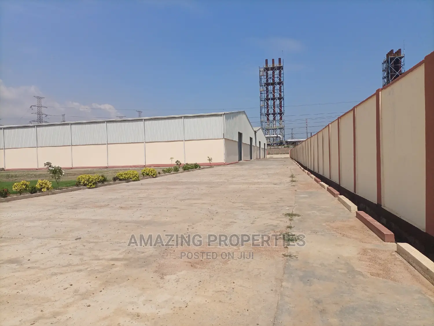 For Sale on 5 Acres 7500 SQM Warehouse Tema Industrialarea