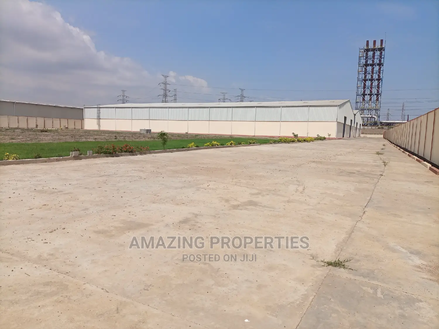 For Sale on 5 Acres 7500 SQM Warehouse Tema Industrialarea