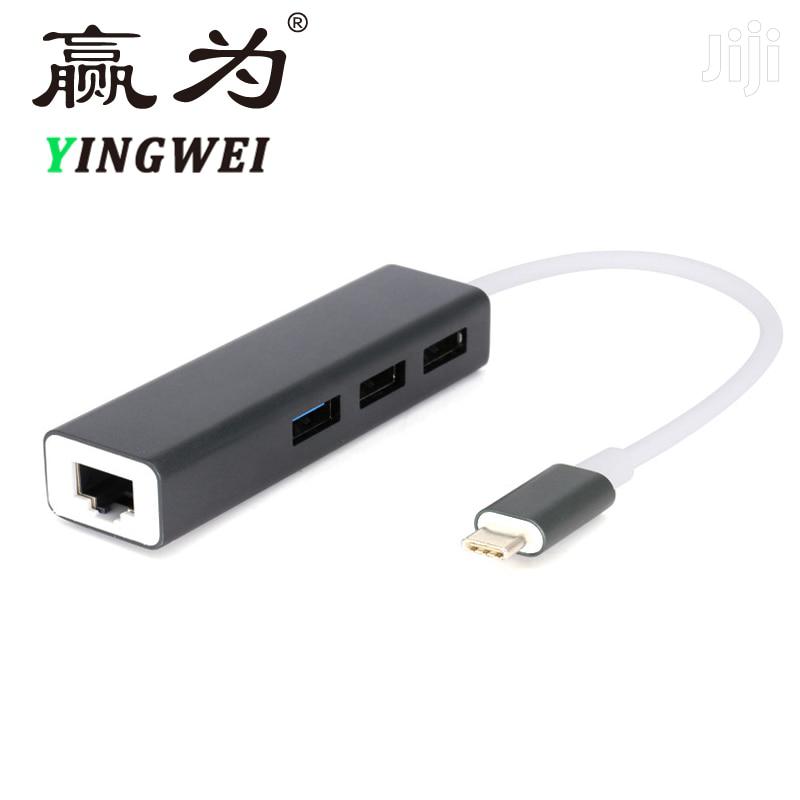 Type C USB Hub With Network Input