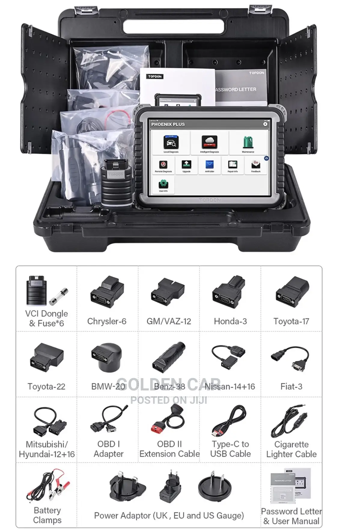 Topdon Phoenix Plus OBD2 Car Diagnostic Scanner