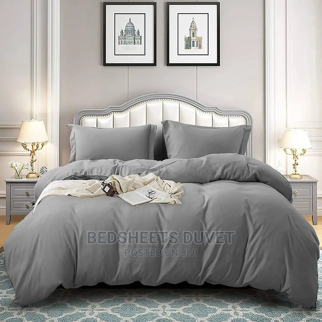 Plain Grey Bedsheet