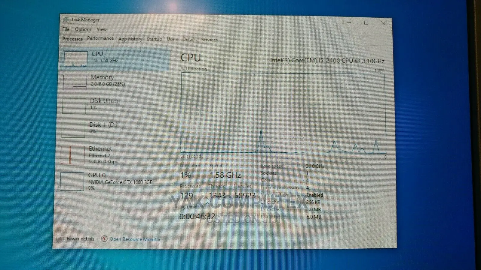 Desktop Computer Dell 8GB Intel Core I5 HDD 500GB