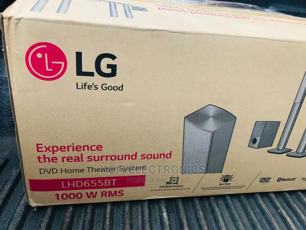 Dolby Digital Lg 655bt Home Theater System Lg 1000watts