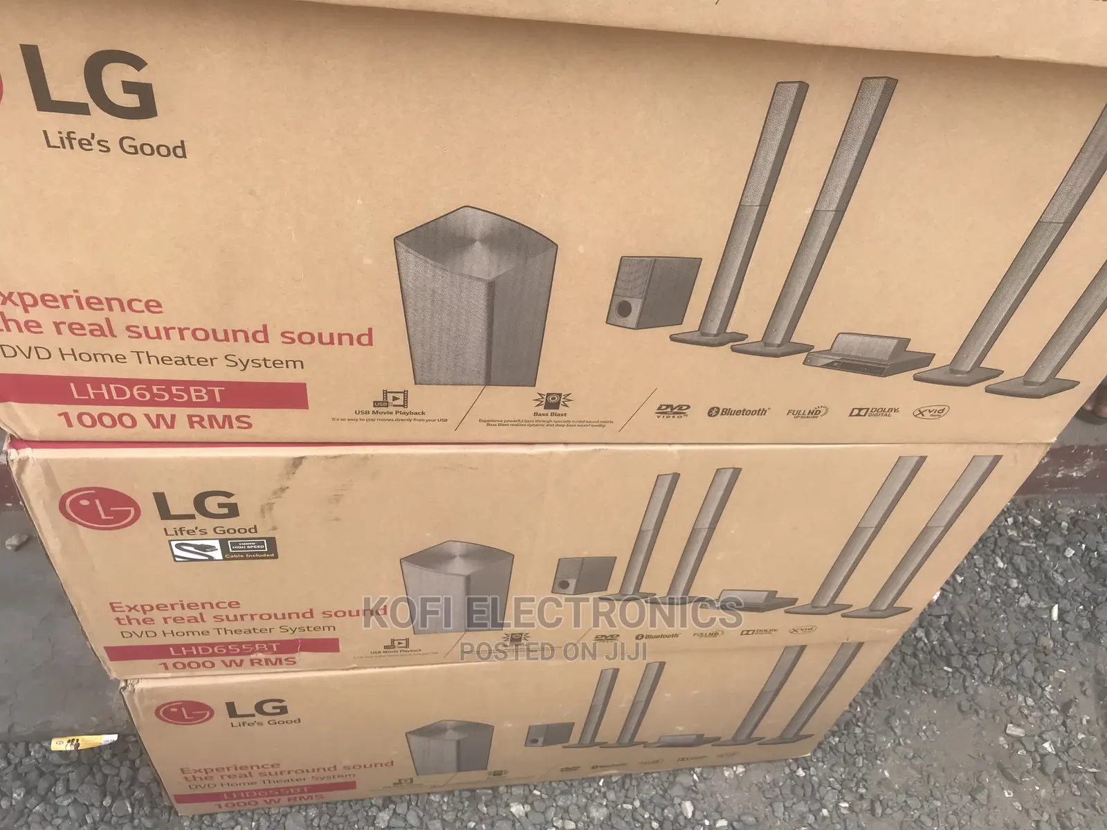 LG LHD 655BT Full HD Upscaling 1000watts Hometheatre