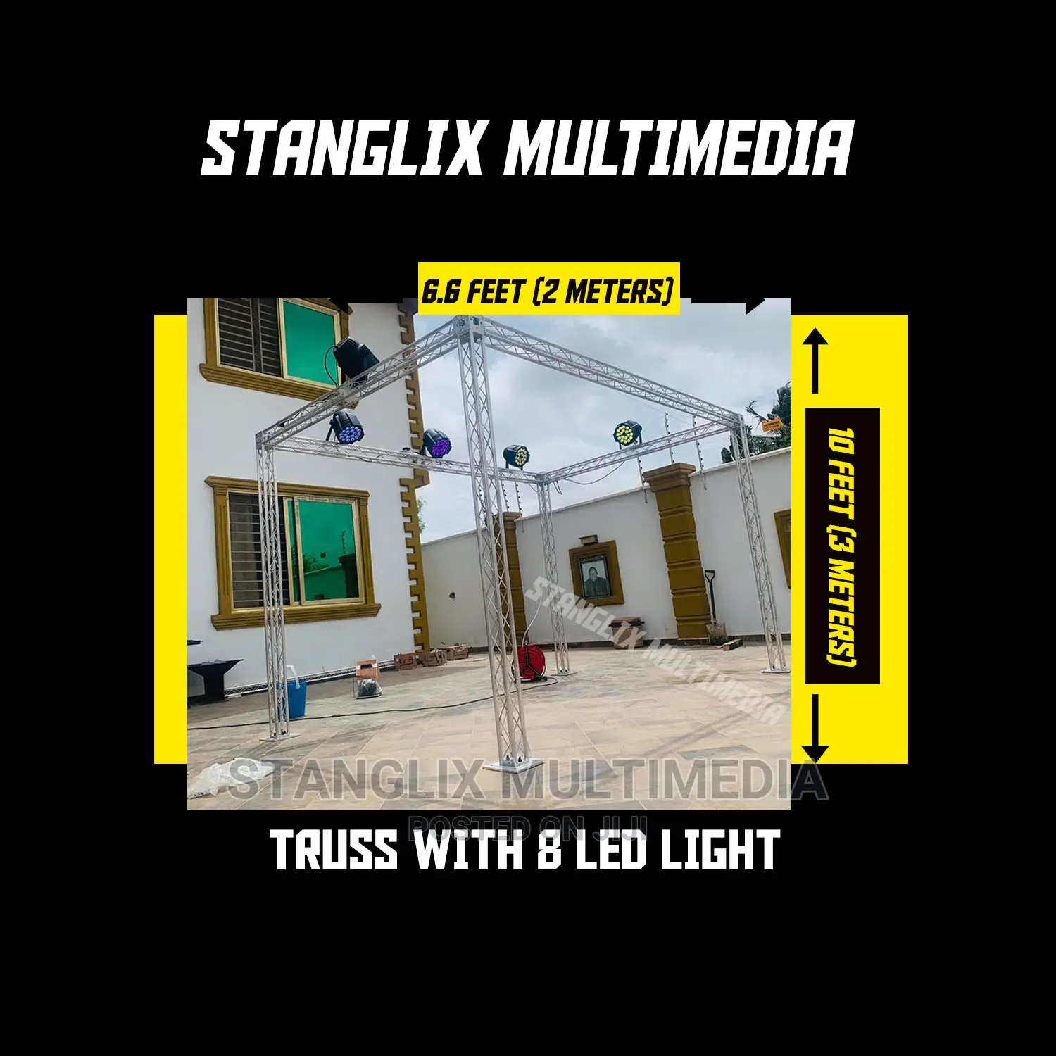 Indoor Truss With 8 LED Light