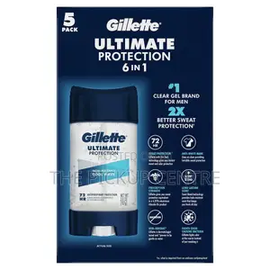 Gillette Ultimate Protection 6-in-1 Antiperspirant (85ghs Ea