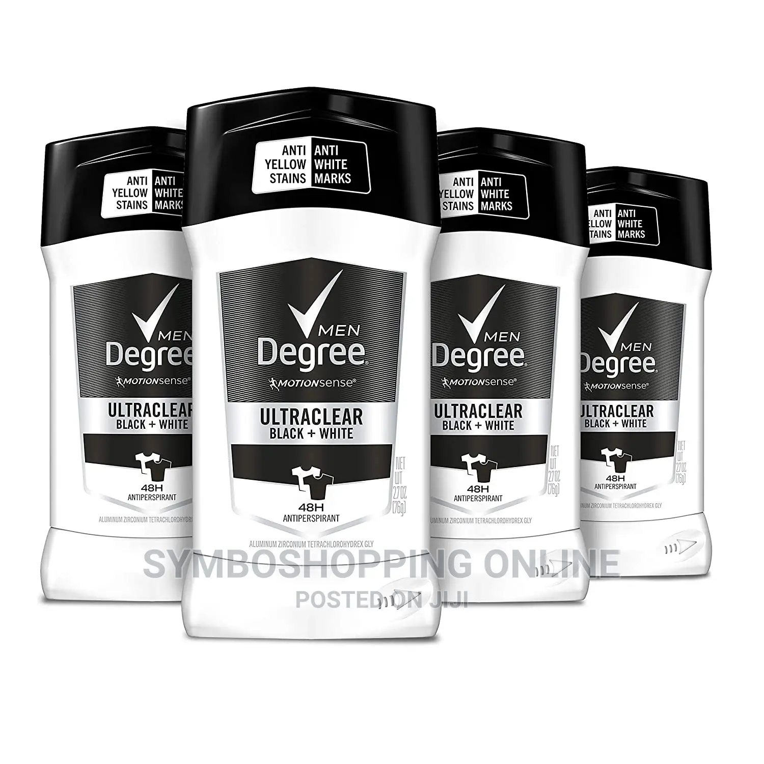 Degree Men Ultraclear Antiperspirant Deodorant (80ghs Each)