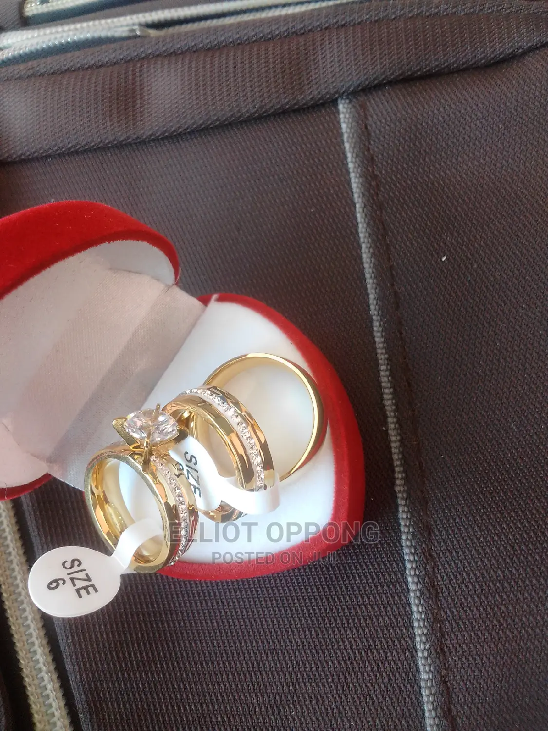 Quality 10K Gold Ring 3 Set