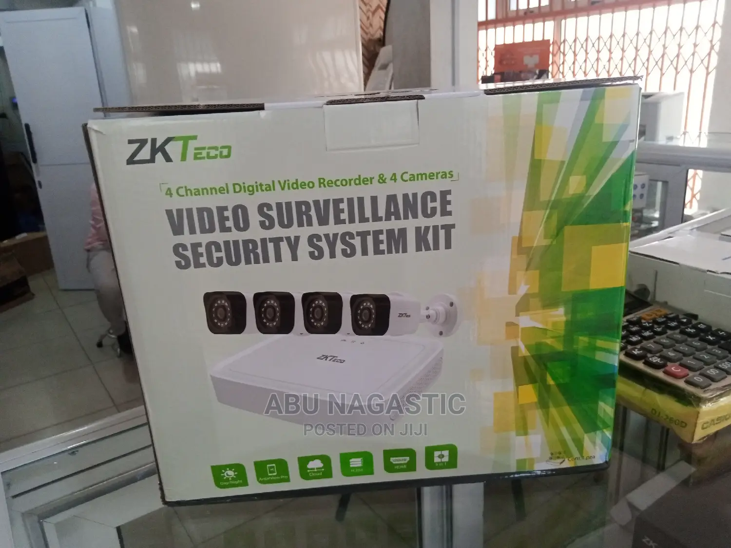 Zkteco 4 Channe Digital Video Recorder Camera Kit
