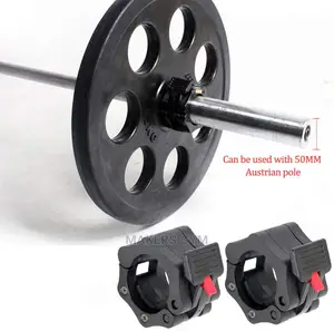 Olympic Barbell Clamp (Pair) Collar Clip