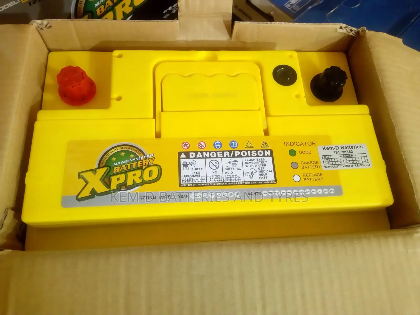 15 Plates Car Battery - Free Instant Delivery