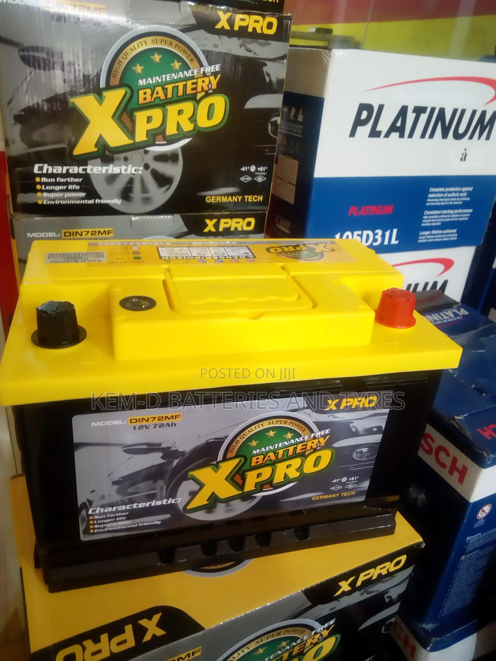 15 Plates Car Battery - Free Instant Delivery