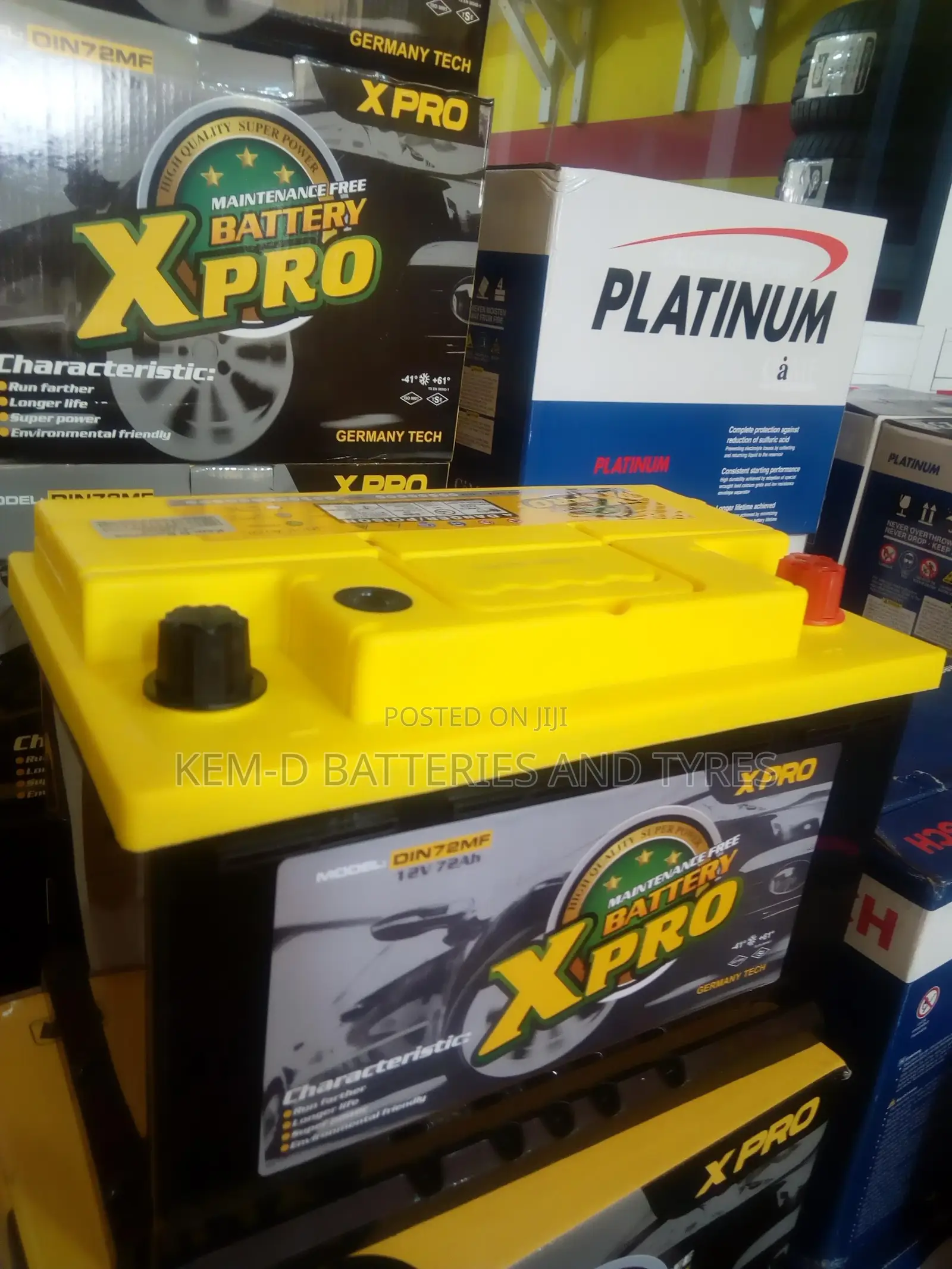 15 Plates Car Battery - Free Instant Delivery
