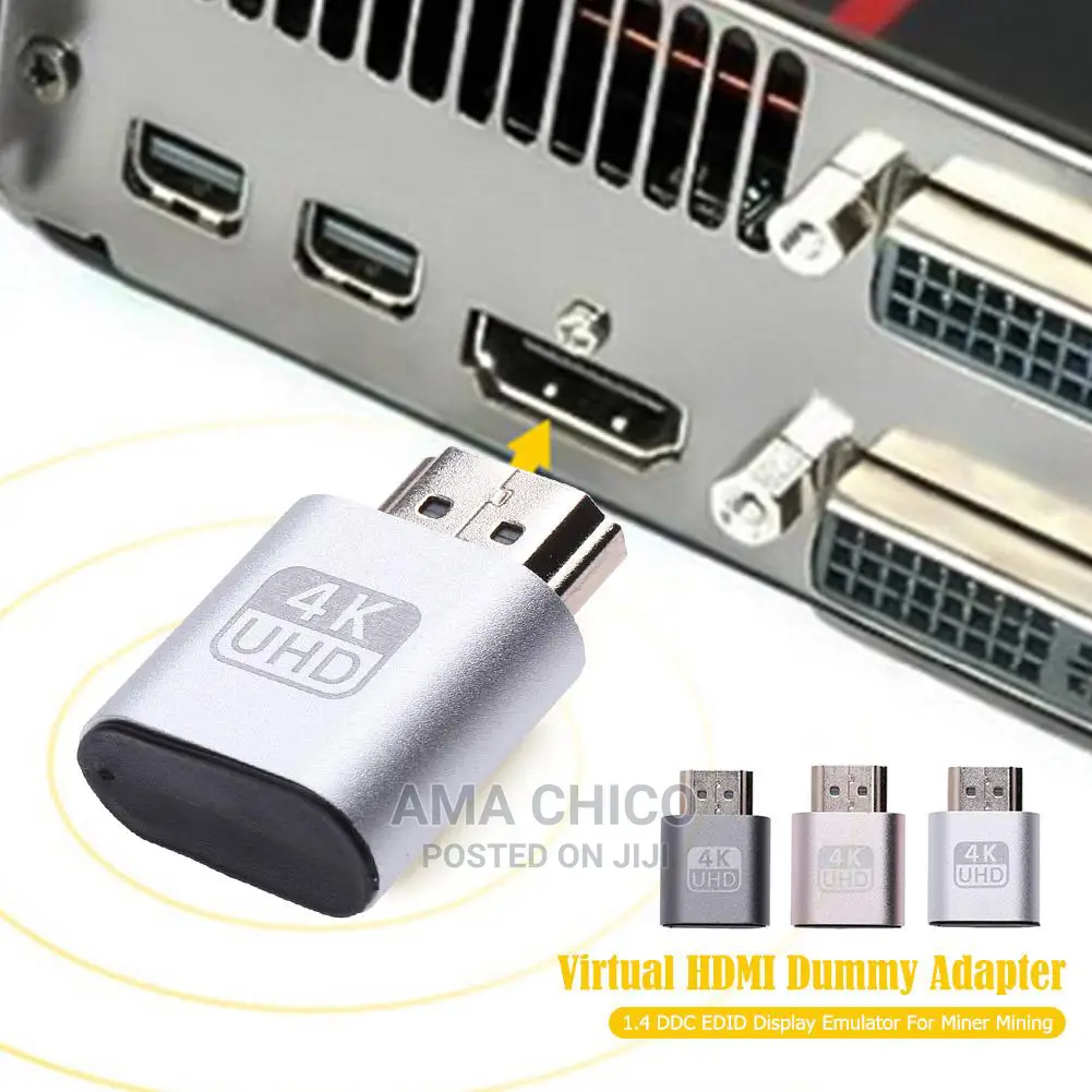 Hdmi Dummy Plug 4k for Graphic Card