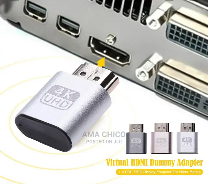 Hdmi Dummy Plug 4k for Graphic Card