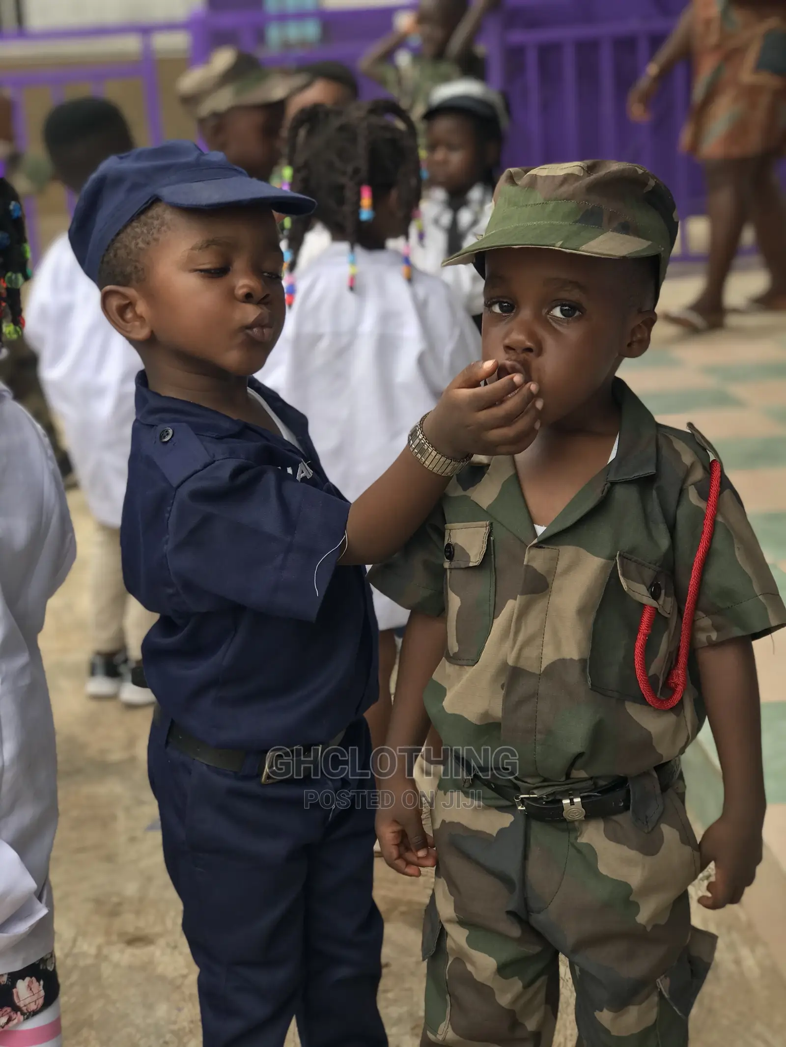 Career Costumes Original Soldiers Material for Kids