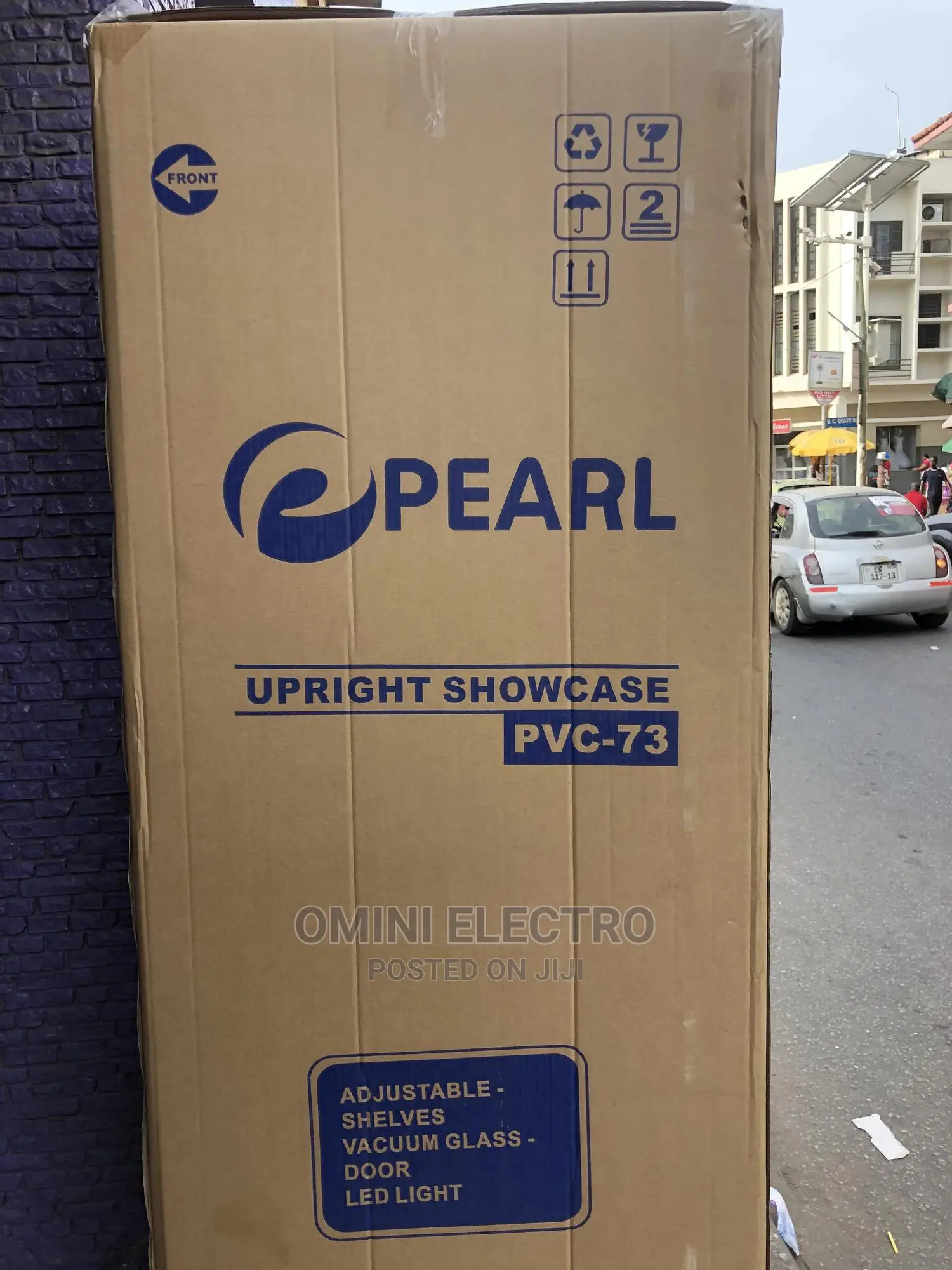 Brand New Pearl Side by Side Display Frigde
