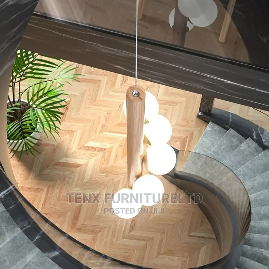 Linear Glass Globe 7-Light